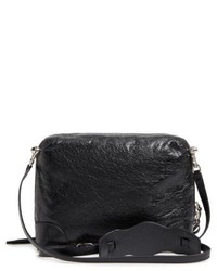 Balenciaga Classic Reporter Leather Camera Bag Black