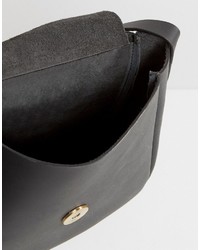 Asos Clean Leather Saddle Bag