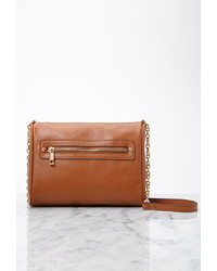 Forever 21 Crosshatched Faux Leather Crossbody