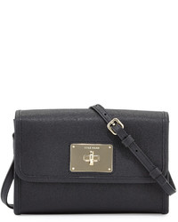 Cole Haan Daphne Saffiano Leather Crossbody Bag Black