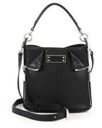 Alexander McQueen De Manta Small Leather Crossbody Bag