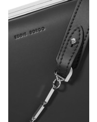 Eddie Borgo Dean Doctor Mini Matte Leather Shoulder Bag Black