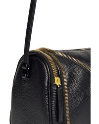 Nobrand Double Date Convertible Leather Crossbody Bag
