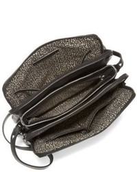 Loeffler Randall Double Zip Leather Crossbody Bag