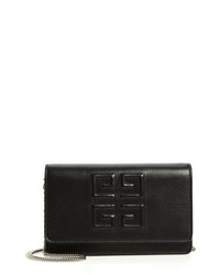 Givenchy Emblem Lambskin Leather Crossbody Bag
