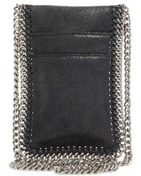 Stella McCartney Falabella Faux Leather Crossbody Phone Pouch Pink