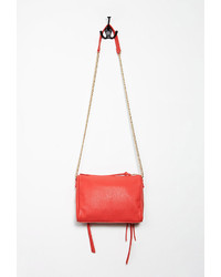 Forever 21 Faux Leather Zippered Crossbody