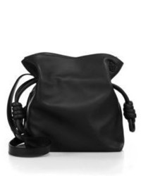 Loewe Flaco Knot Small Leather Shoulder Bag