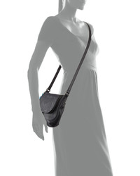 French Connection Gabby Faux Leather Crossbody Bag Black
