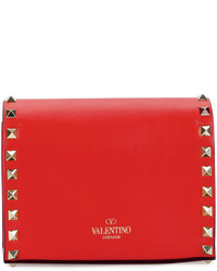 Valentino Garavani Rockstud Mini Leather Flap Shoulder Bag