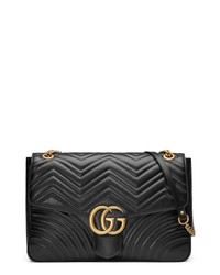 Gucci Gg Large Marmont 20 Matelasse Leather Shoulder Bag