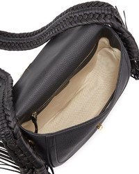 Altuzarra Ghianda Leather Saddle Bag Black