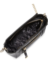 Furla Ginerva Mini Leather Crossbody Bag Onyx