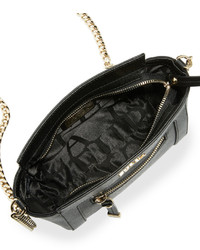 Furla Ginevra Leather Mini Crossbody Bag Black