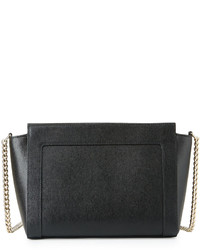 Furla Ginevra Small Leather Crossbody Bag Onyx