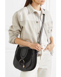 See by Chloe Hana Medium Textured Leather And Suede Shoulder Bag