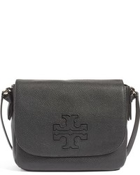 Tory Burch Harper Leather Crossbody Bag Burgundy