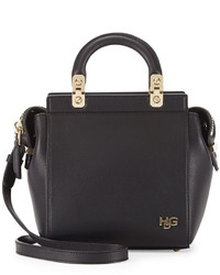 Givenchy Hdg Top Handle Mini Leather Crossbody Bag Black