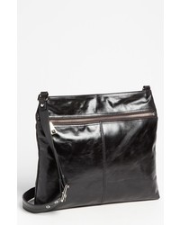 Hobo Lorna Leather Shoulder Bag Black