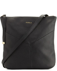 Furla Holly Leather Crossbody Bag Onyx