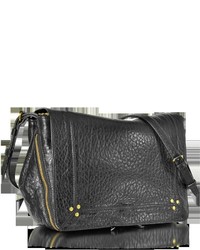 Jerome Dreyfuss Igor Black Leather Crossbody Bag