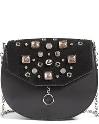 Louise et Cie Jl Leather Crossbody Bag Black