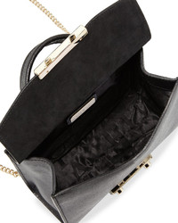 Furla Julia Mini Top Handle Crossbody Bag Black