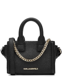 Karl Lagerfeld K Klassik Micro Tote Leather Shoulder Bag