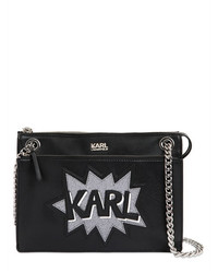 Karl Lagerfeld K Pop Faux Leather Shoulder Bag