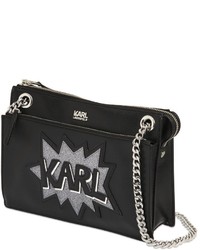 Karl Lagerfeld K Pop Faux Leather Shoulder Bag