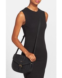 Sole Society Kianna Perforated Faux Leather Crossbody Bag