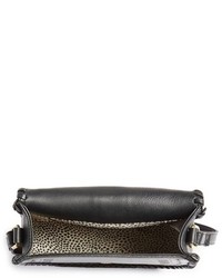 Sole Society Kianna Perforated Faux Leather Crossbody Bag