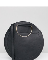 Accessorize Large Black Circular Bag