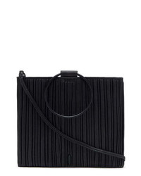 Thacker Le Pouch Pleated Leather Crossbody Bag