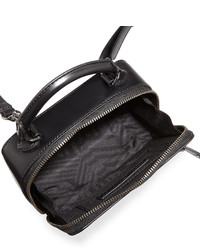 Rebecca Minkoff Leather Box Crossbody Bag Black