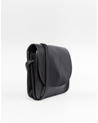 Vagabond Leather Crossbody Bag In Black
