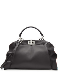 Fendi Leather Peek A Boo Shoulder Bag