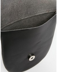 Asos Leather Saddle Cross Body Bag