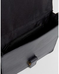Asos Leather Slot Through Cross Body Bag