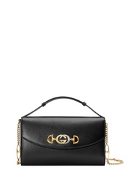 Gucci Linea Zumi Small Leather Shoulder Bag