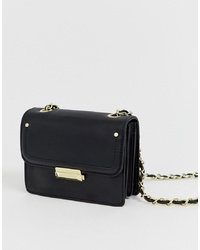 BCBGeneration Lock Detail Cross Body Bag With Chain Detail