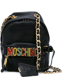 Moschino Logo Plaque Crossbody Bag