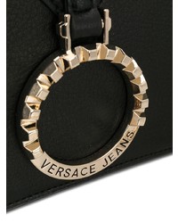 Versace Jeans Logo Ring Crossbody Bag