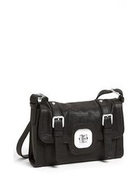 Longchamp Sport Leather Crossbody Bag Black