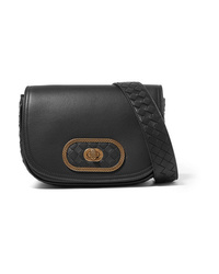 Bottega Veneta Luna Small Intrecciato Leather Shoulder Bag