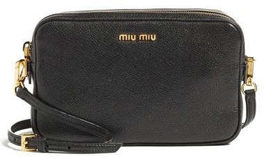 miu miu black crossbody bag