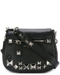 Marc Jacobs Recruit Chipped Studs Saddle Crossbody Bag