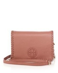 Tory Burch Marion Whipstitched Leather Crossbody Bag
