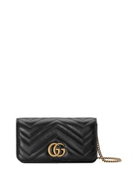Gucci Marmont 20 Leather Shoulder Bag