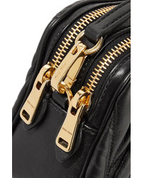 Miu Miu Matelass Leather Camera Bag Black